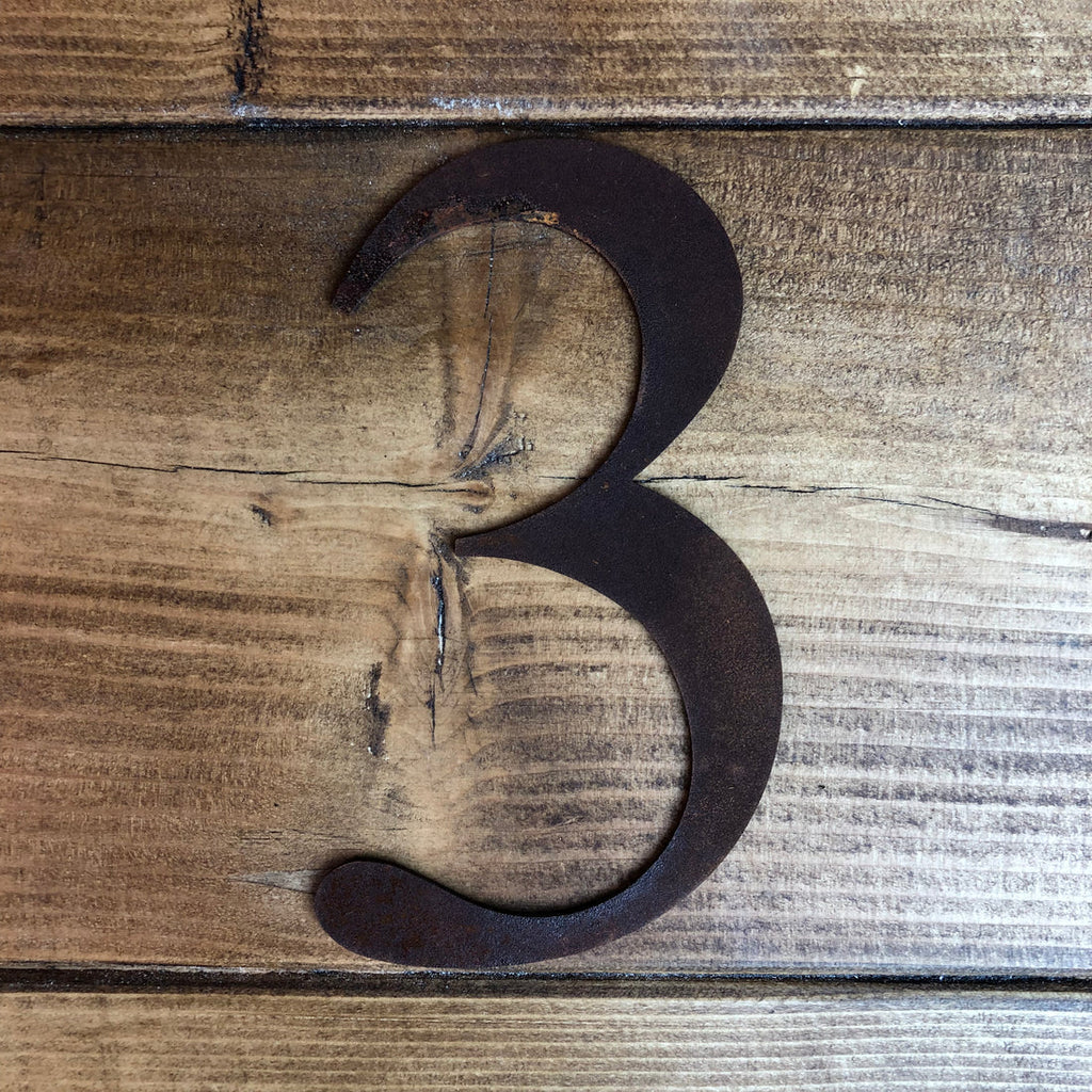 Rustic Metal Letters and Numbers 5 inch and 12 inch for Home and Garden Decor