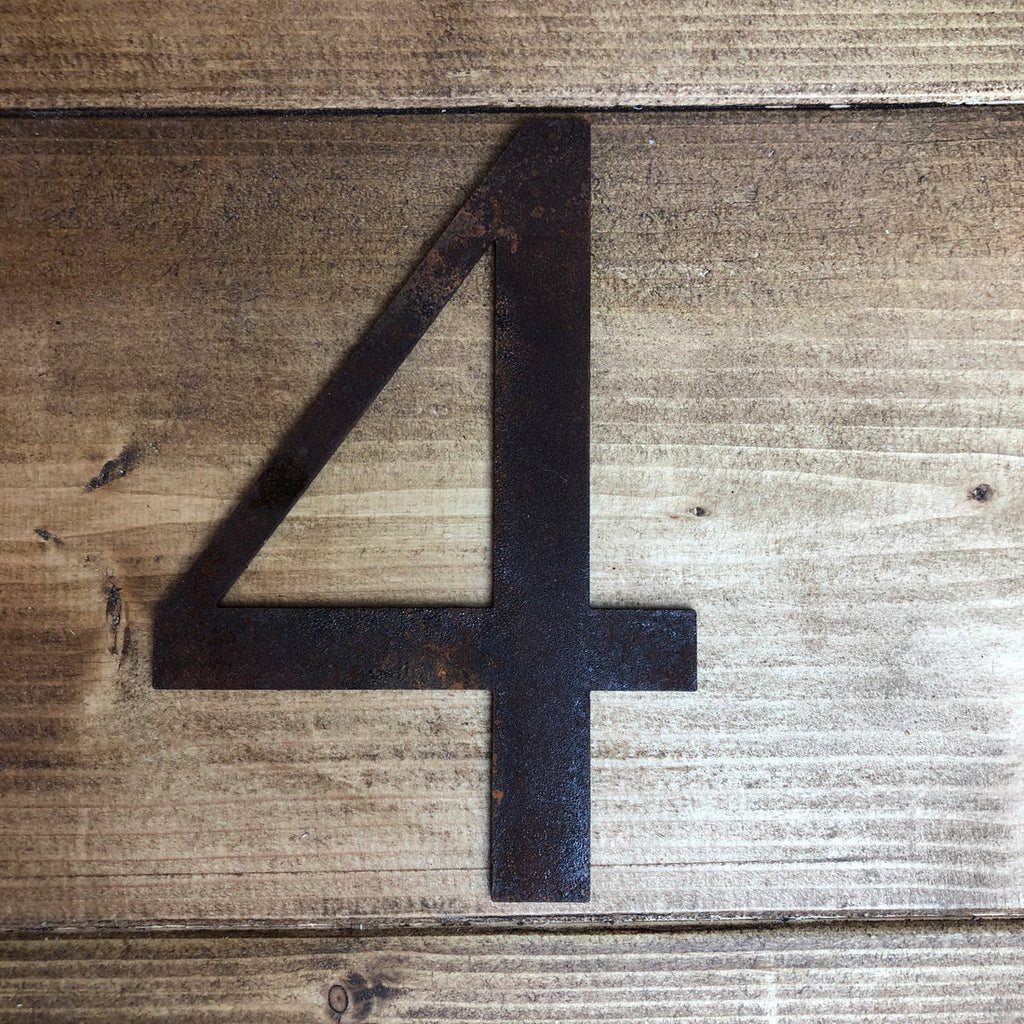 Rustic Metal Letters and Numbers 5 inch and 12 inch for Home and Garden Decor