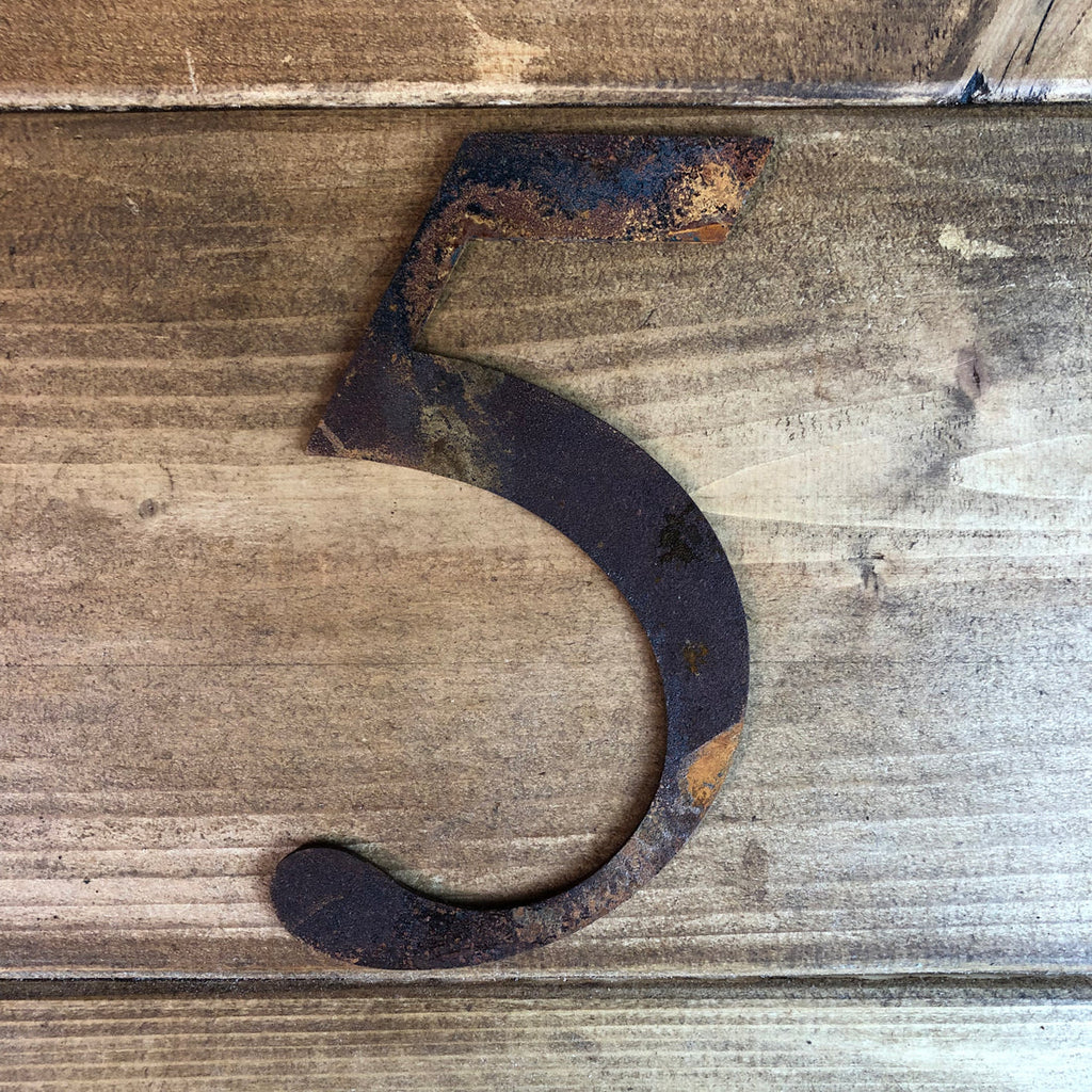Rustic Metal Letters and Numbers 5 inch and 12 inch for Home and Garden Decor