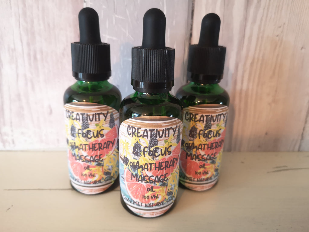 Creativity and Focus Aromatherapy Massage Oil