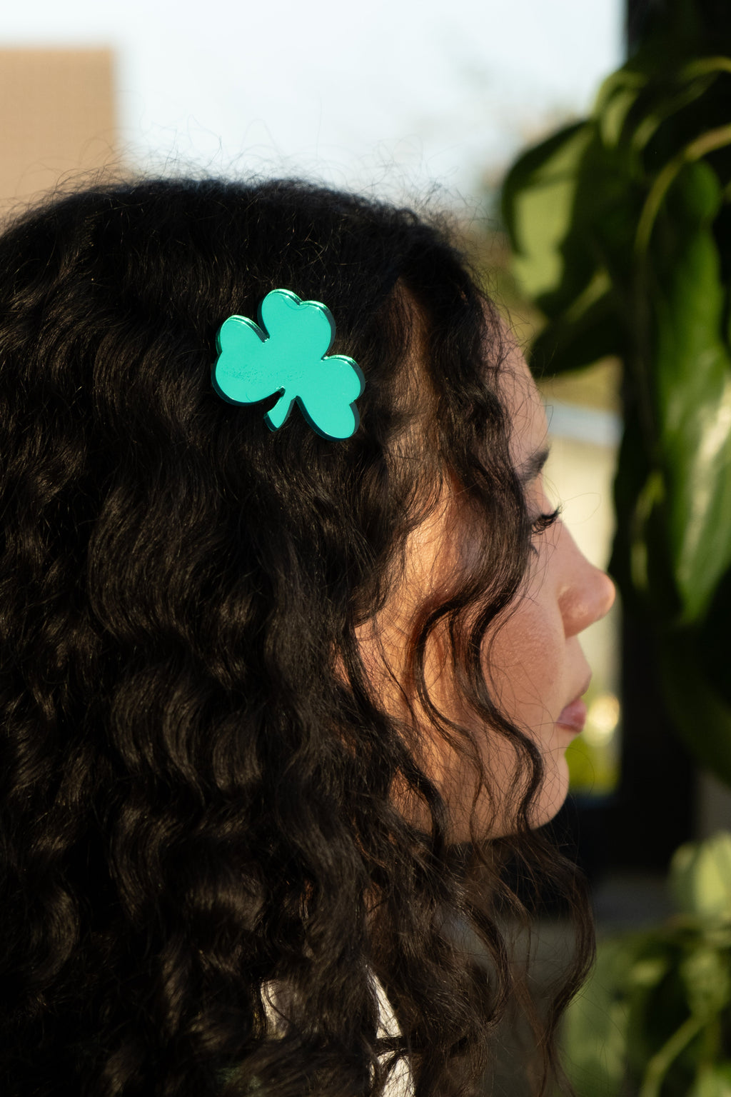 Shamrock Hair Clips Set of 2