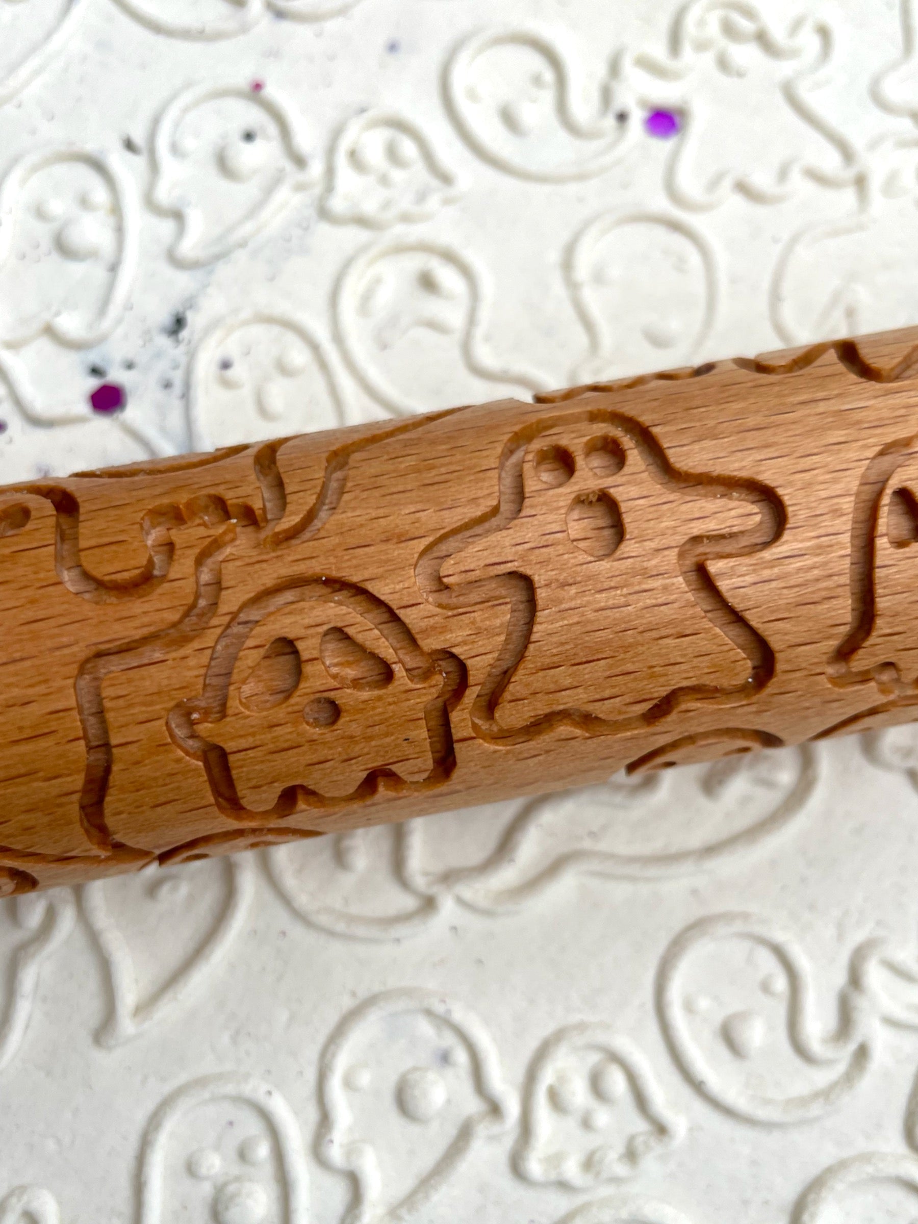 Ghostly Ghosts Rolling Pin