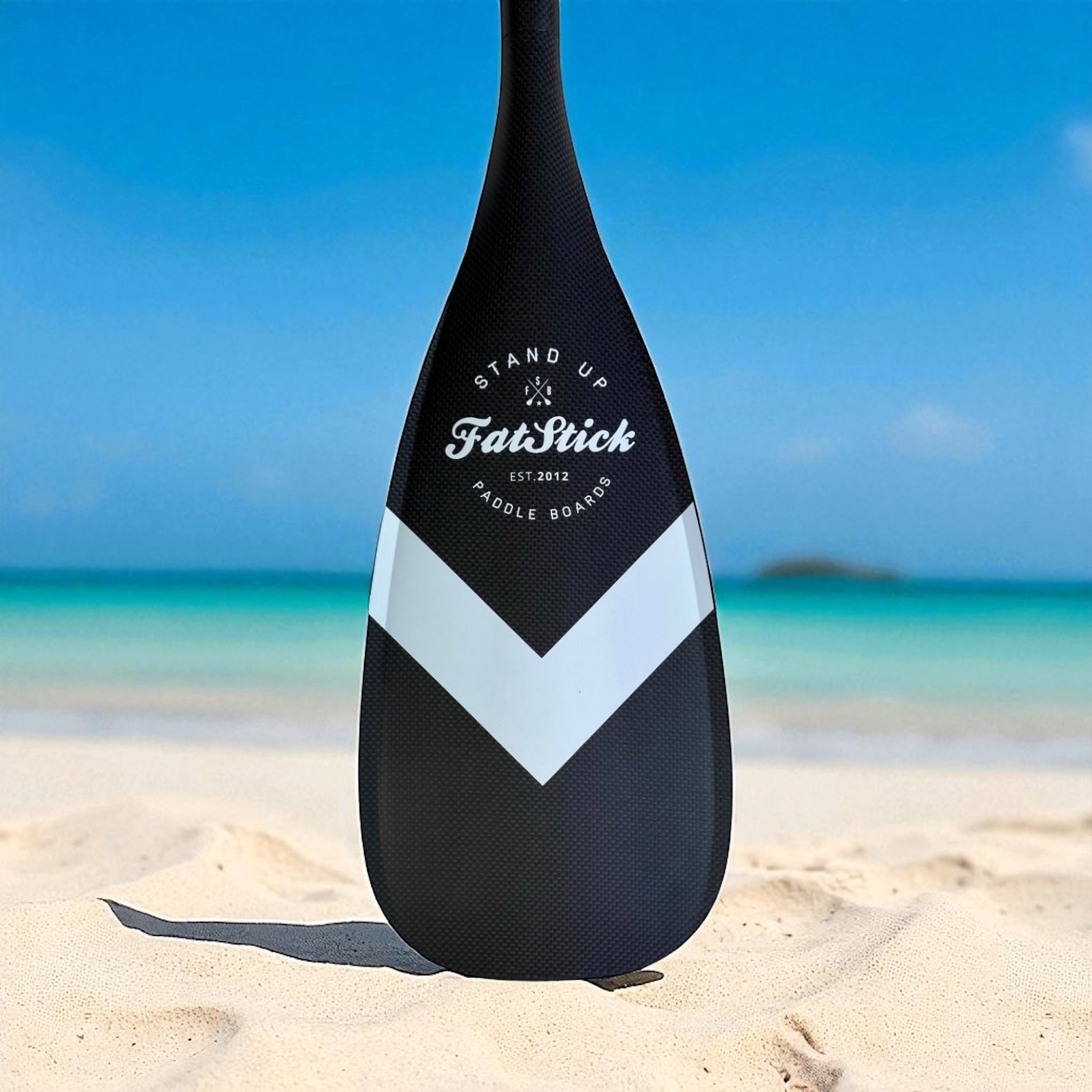 3 Piece Full Carbon Paddle Board Paddle with Free Bag