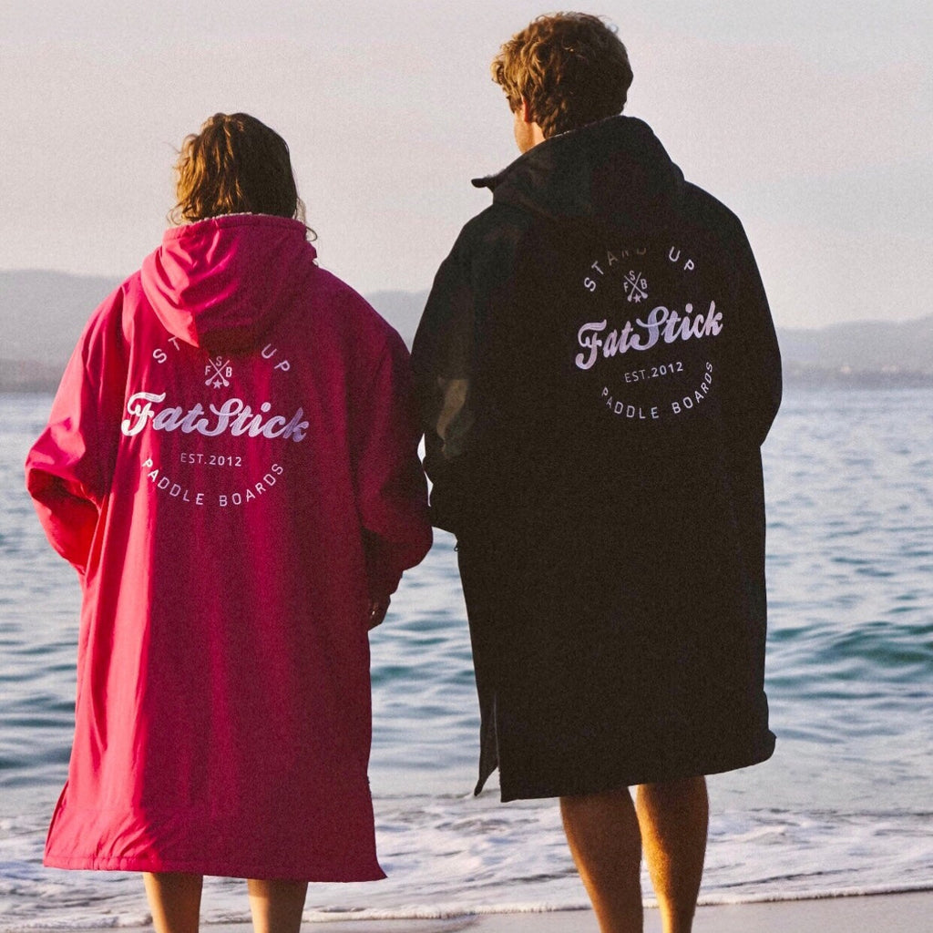 Waterproof Changing Robe with Free Beanie in Recycled Fleece