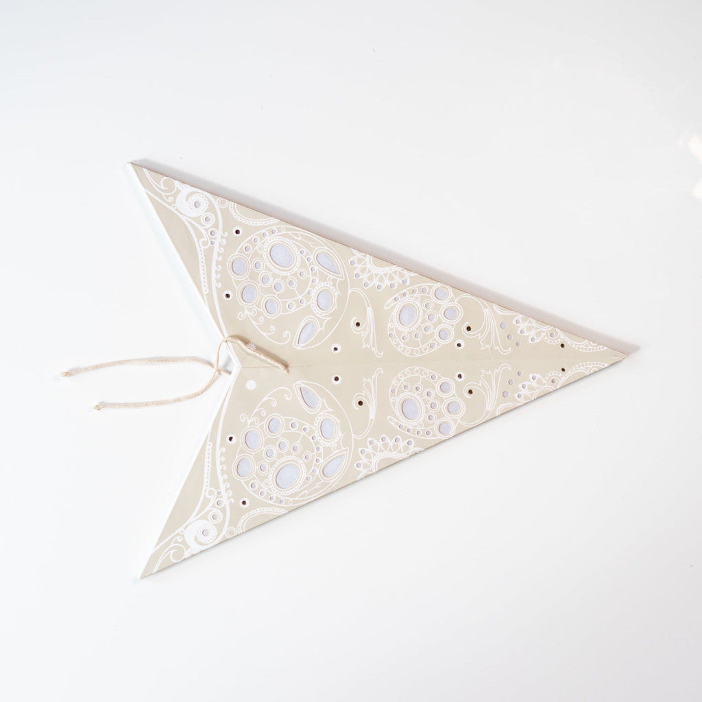 Natural Stone Lace Star Lantern
