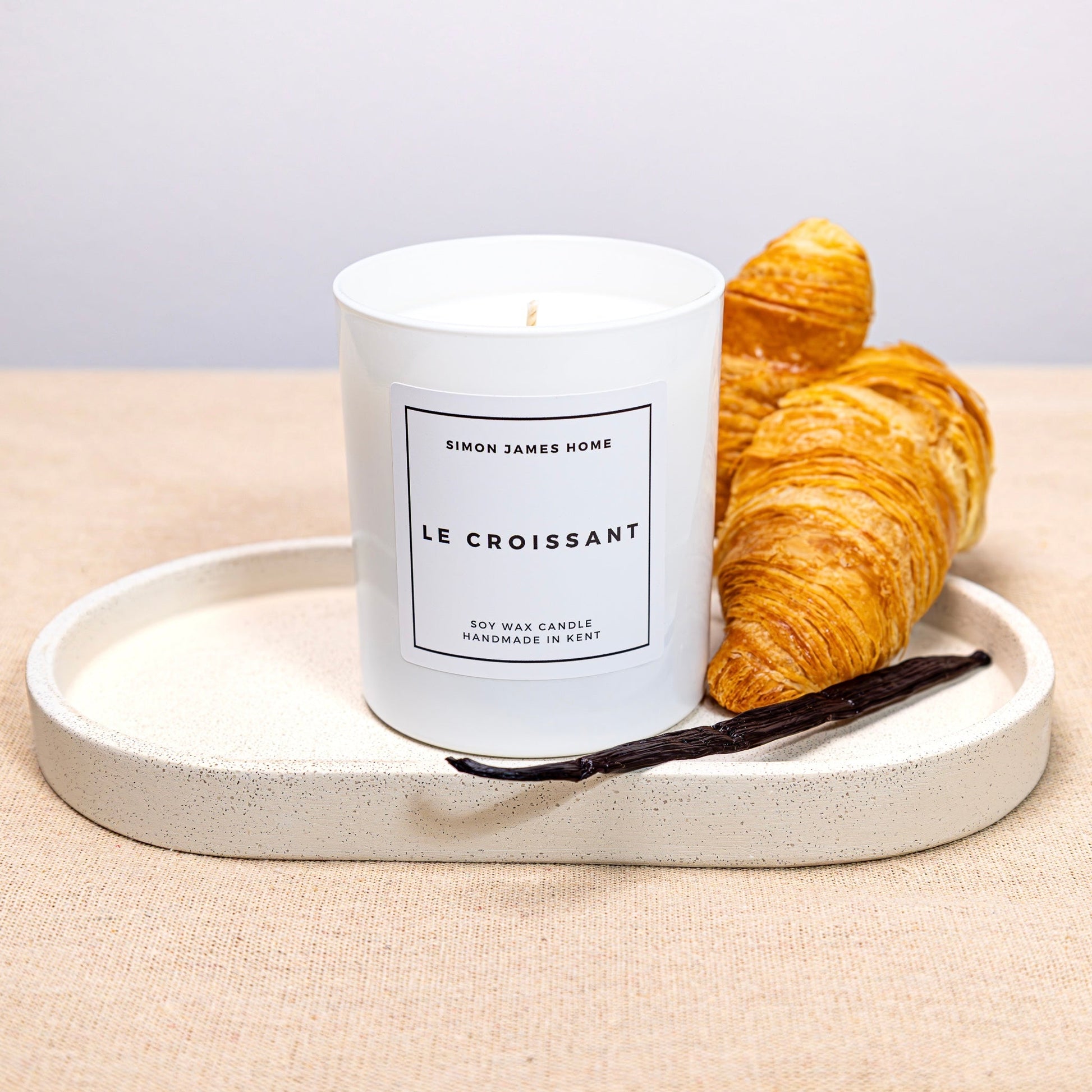 Handmade Soy Wax Croissant Candle