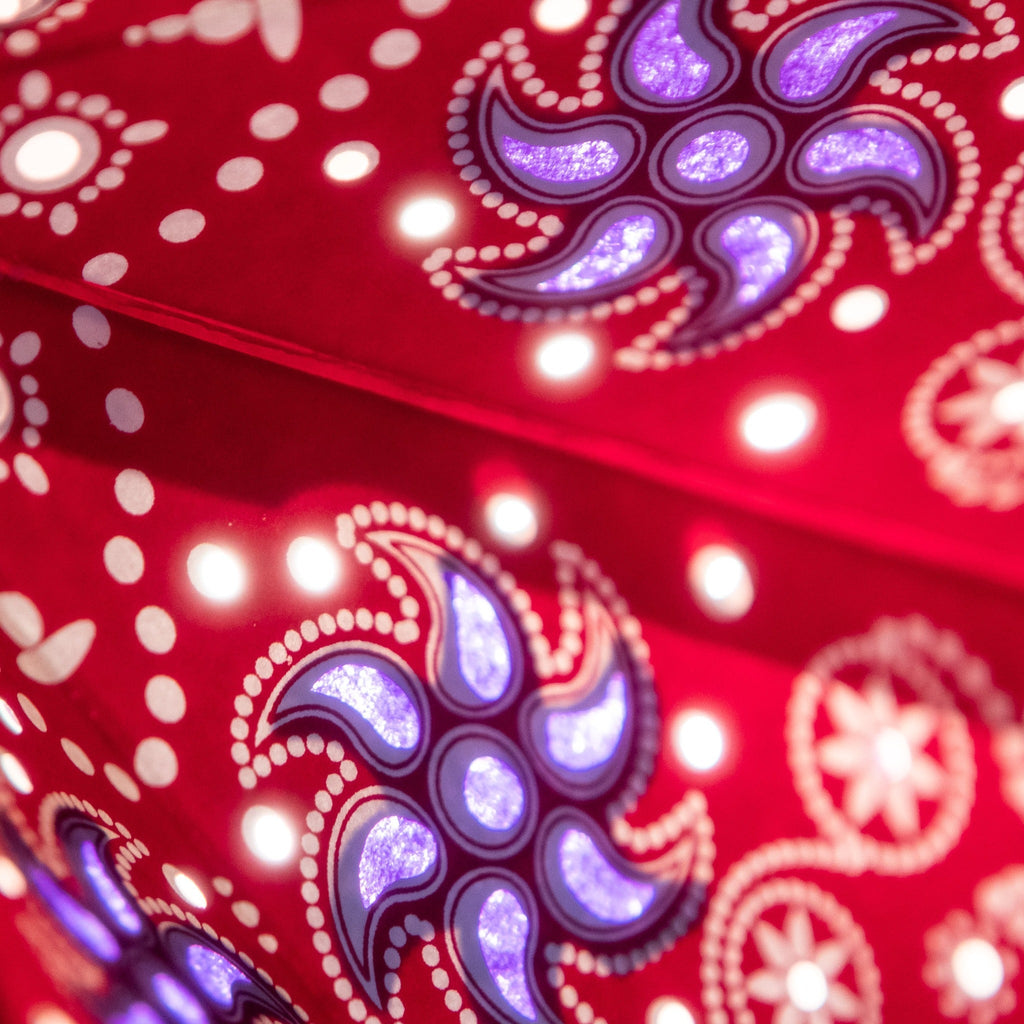 Firework Red Star Lantern