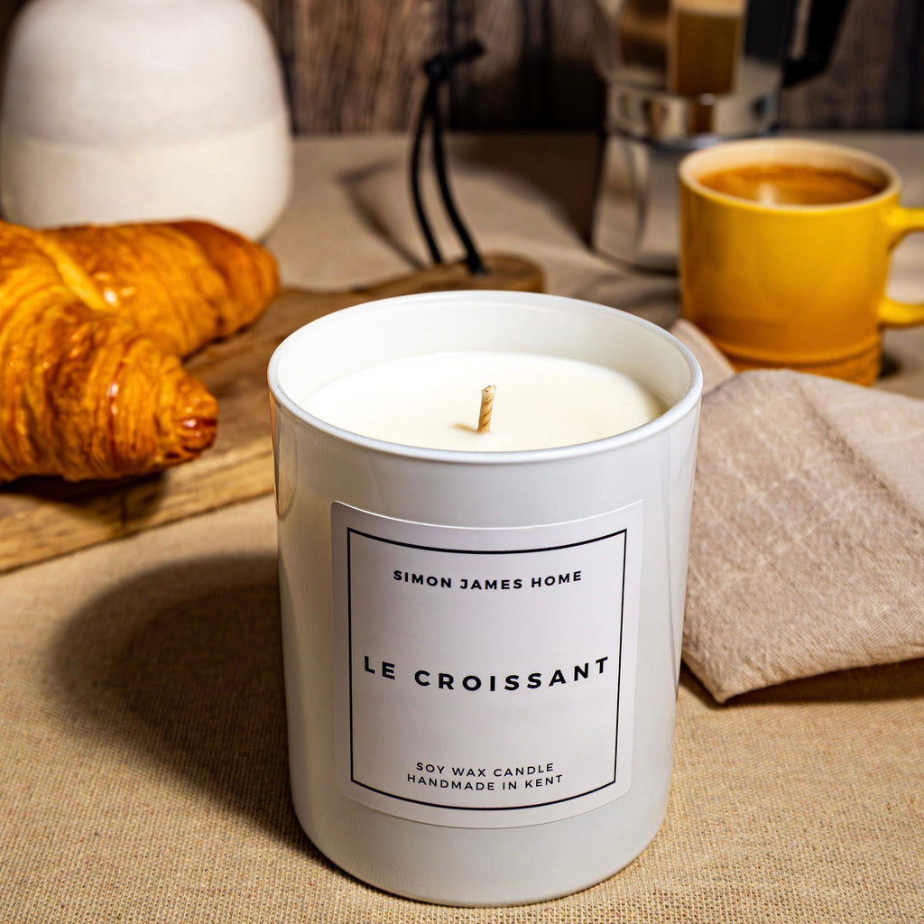 Handmade Soy Wax Croissant Candle
