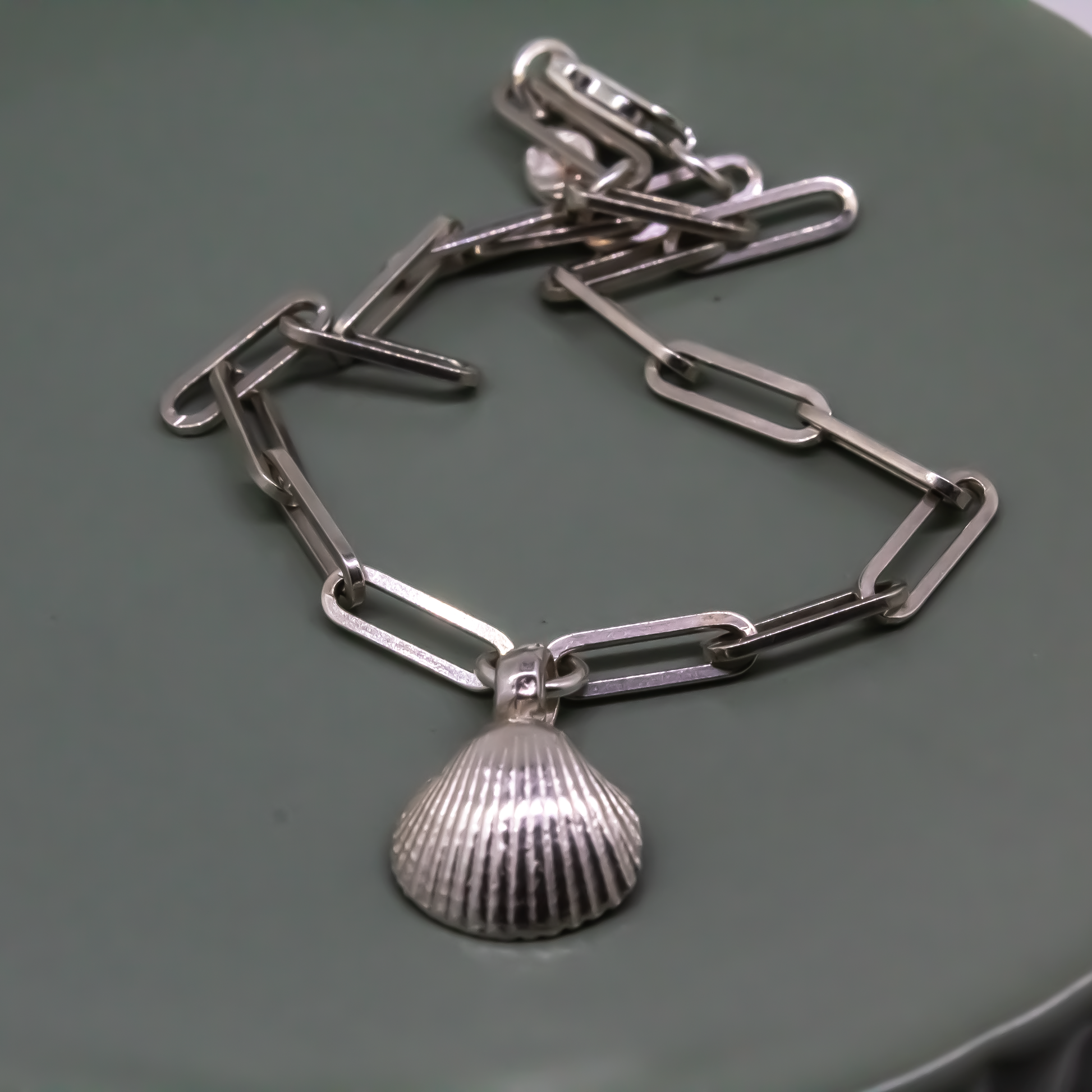 Shell Trace Bracelet in Recycled Sterling Silver