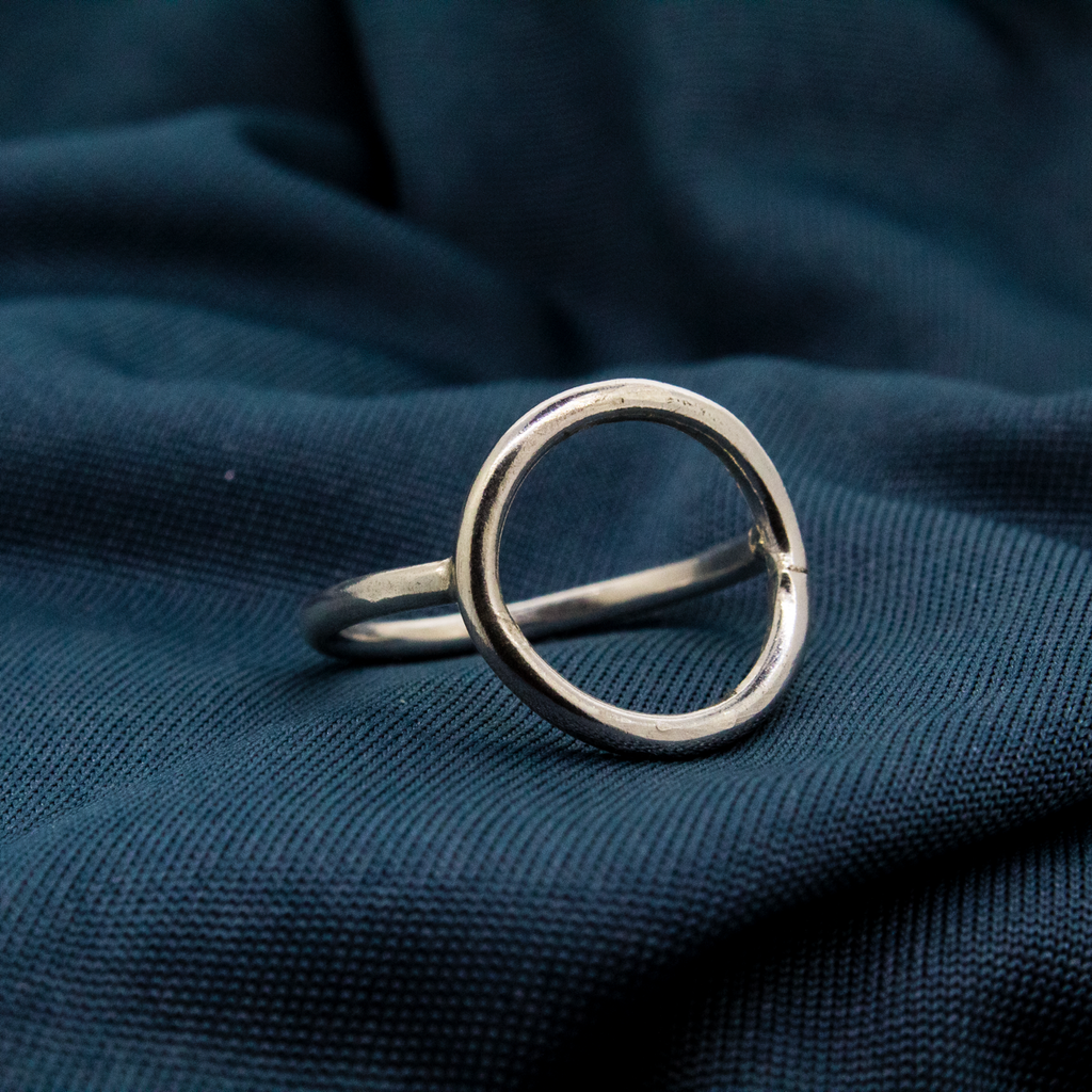 Karma Sterling Silver Ring