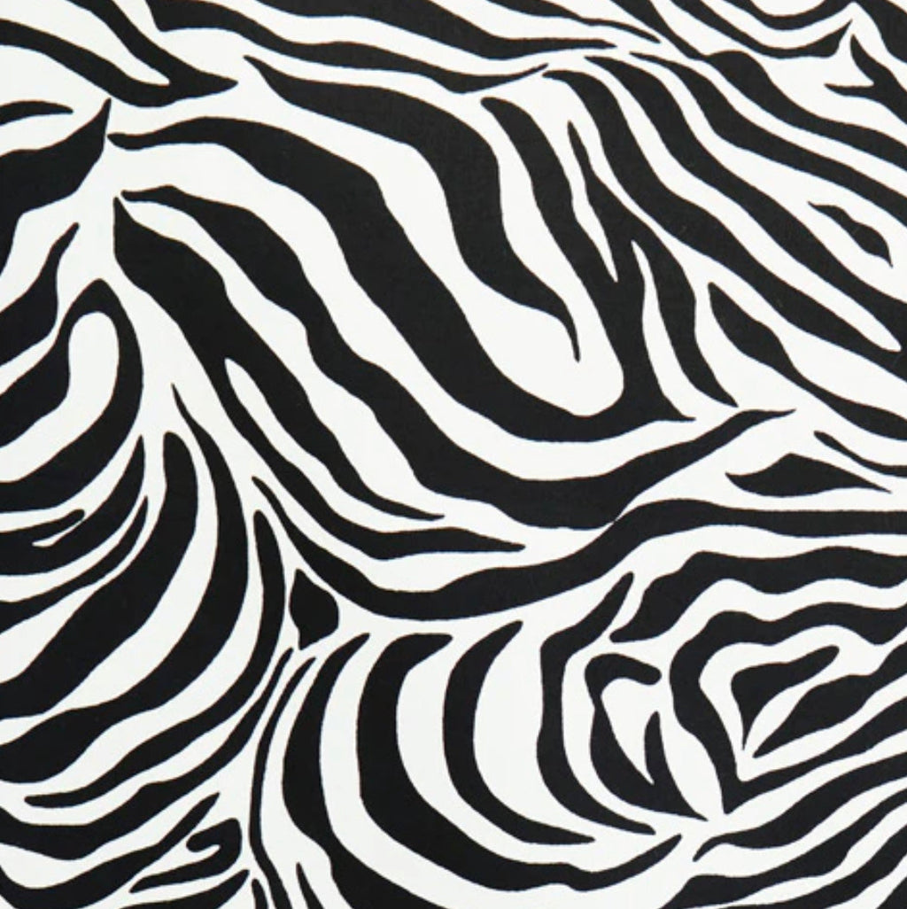 Grey velvet drum lampshade/ ceiling light shade with zebra print cotton interior