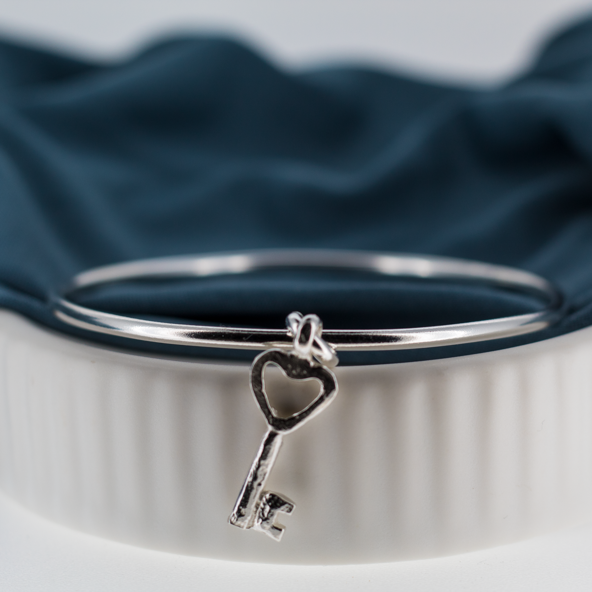 Key to My Heart Charm Bangle