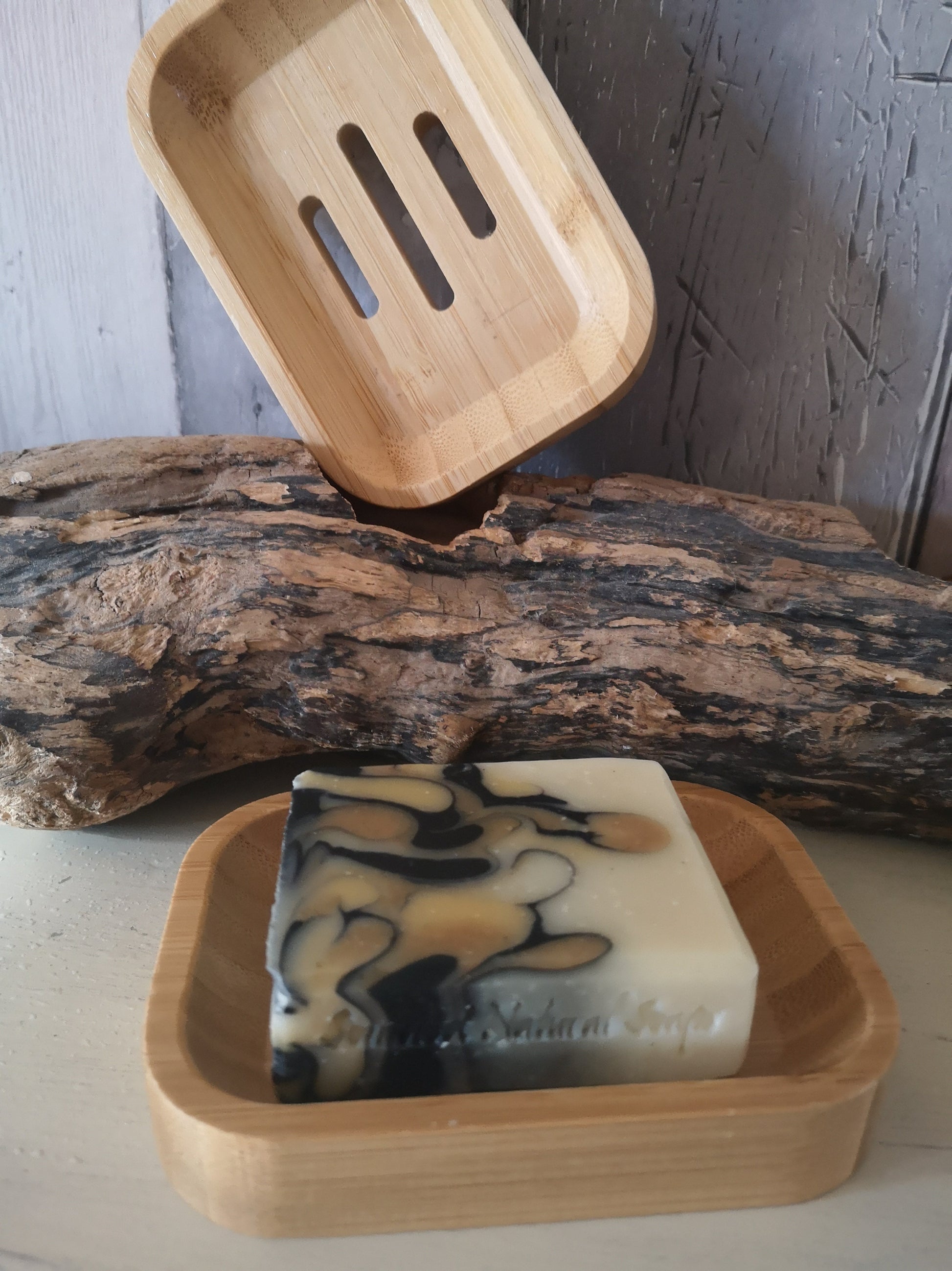 Bamboo Soap Drainer