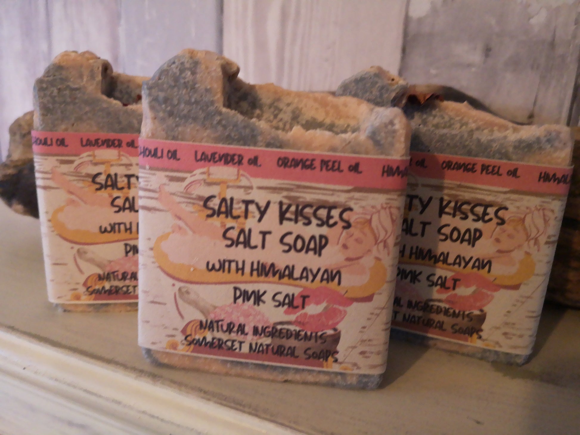 Sea Salt Soap with Orange Lavender and Patchouli