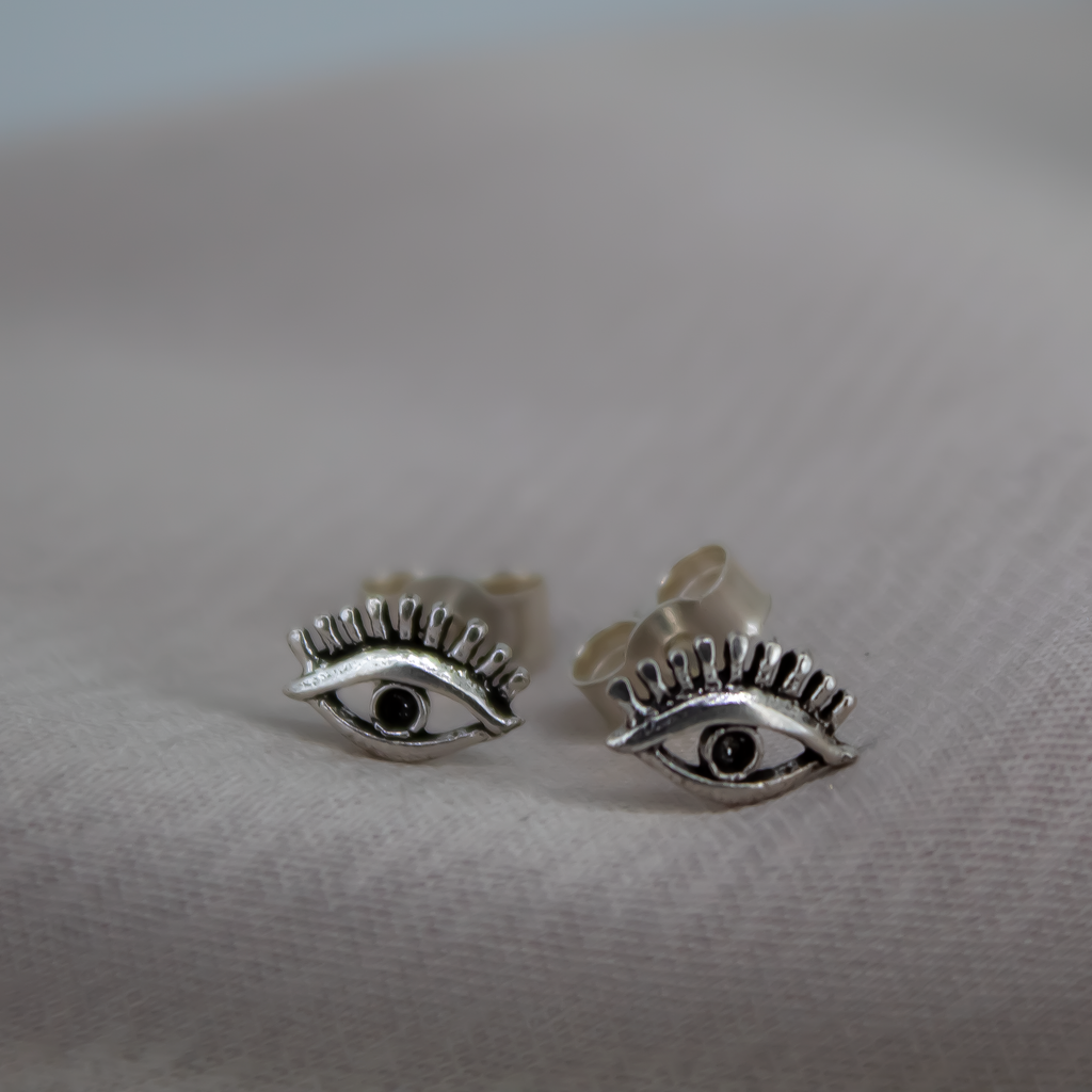 Sterling Silver Eye Studs