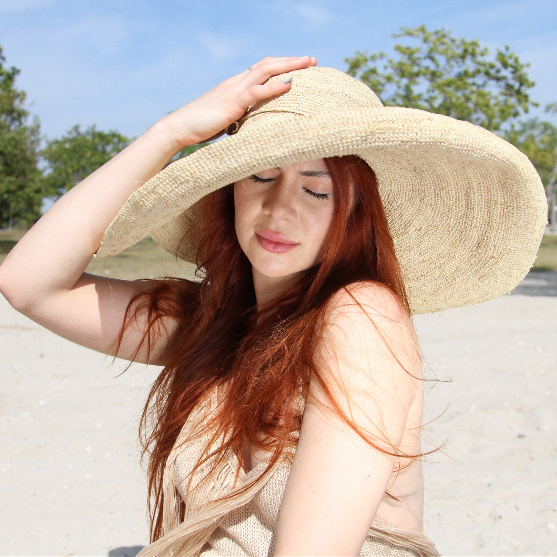 Large Handmade Hat