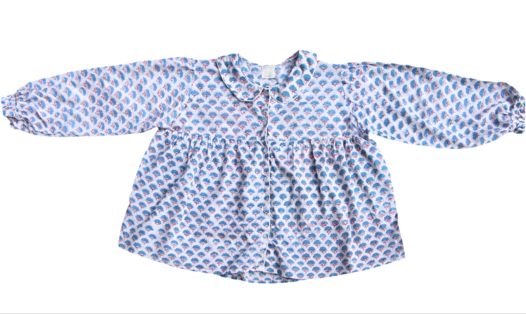 Alana Blue Long Sleeve Pyjamas