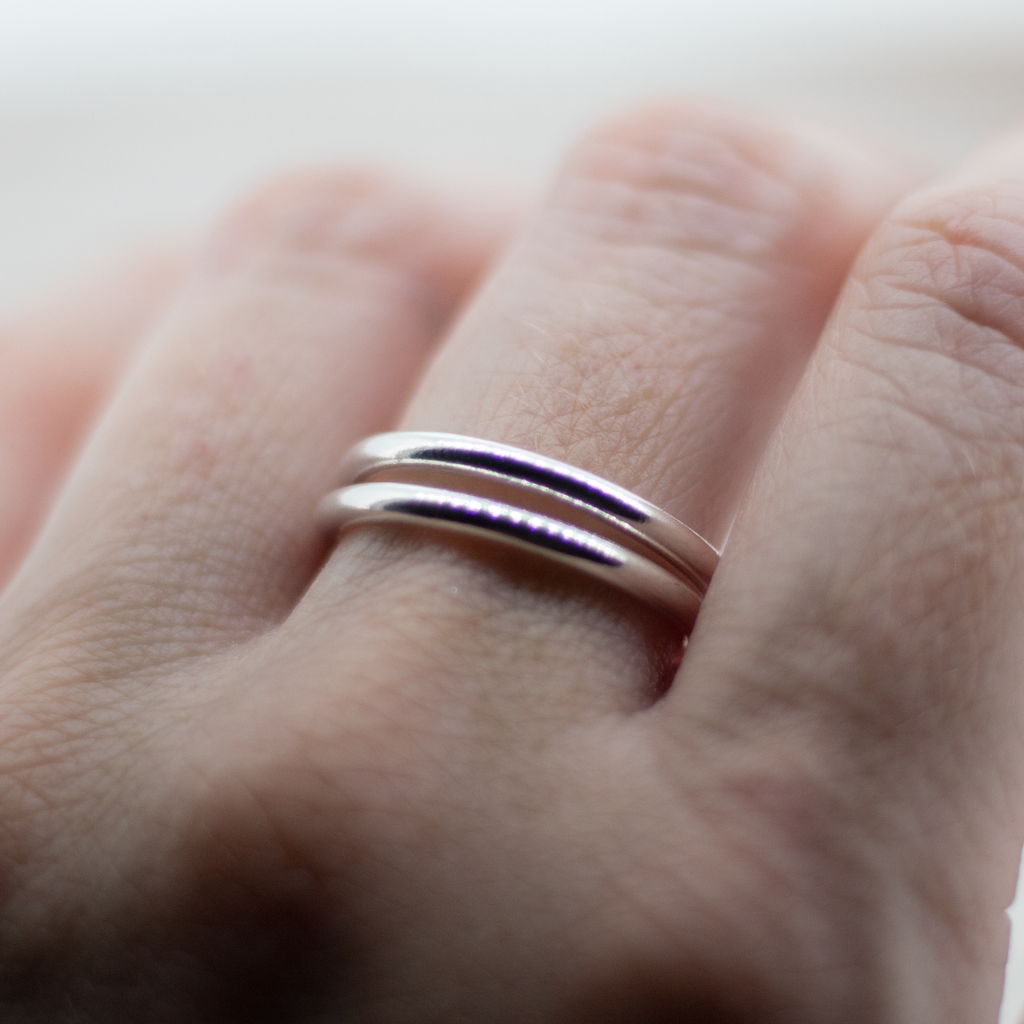 Recycled Silver Stacking Ring