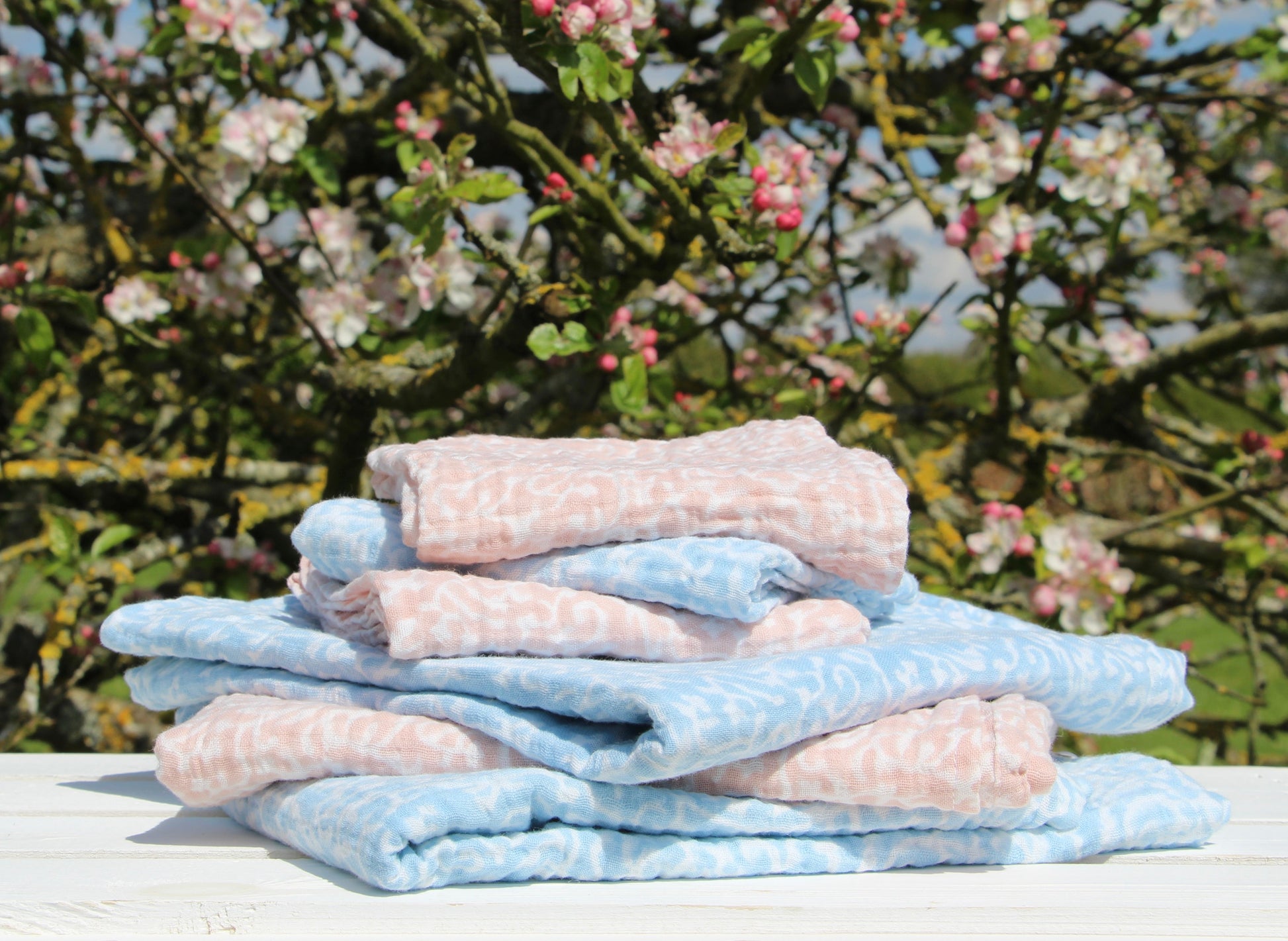 Coral Muslin Swaddle 110cm