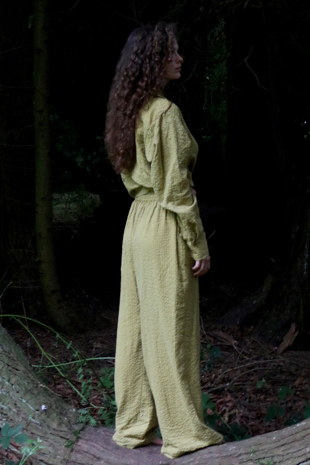 Oversized Pyjamas in Mustard