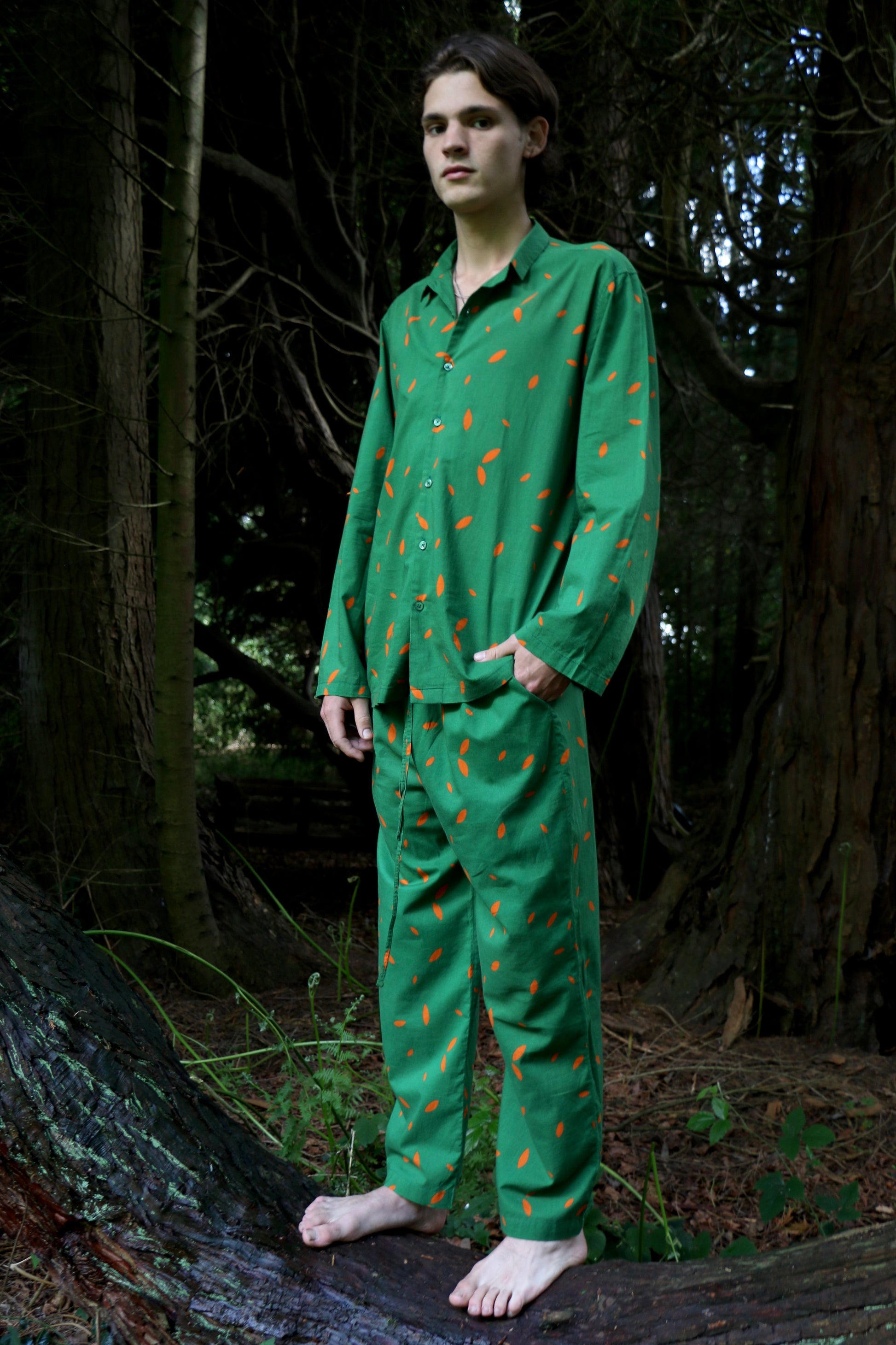Petal Green Organic Cotton Pyjamas