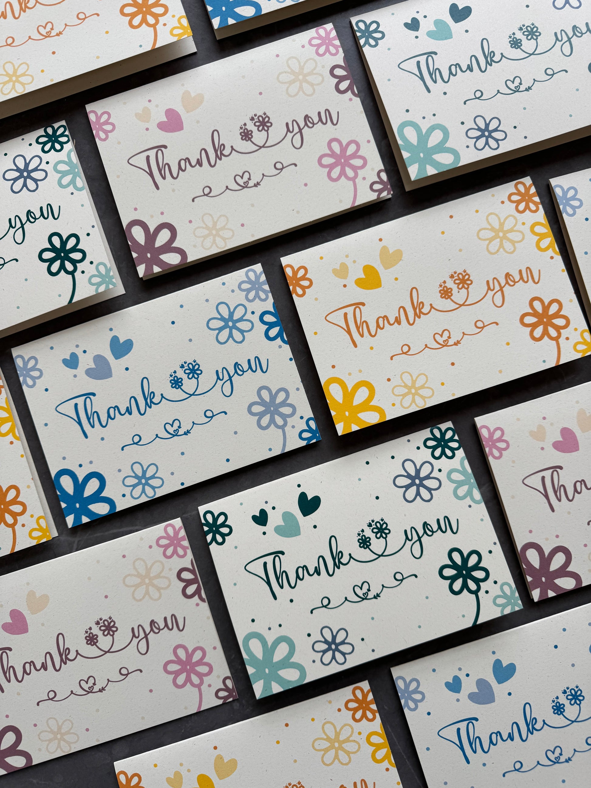 Pink Daisies Thank You Note Cards