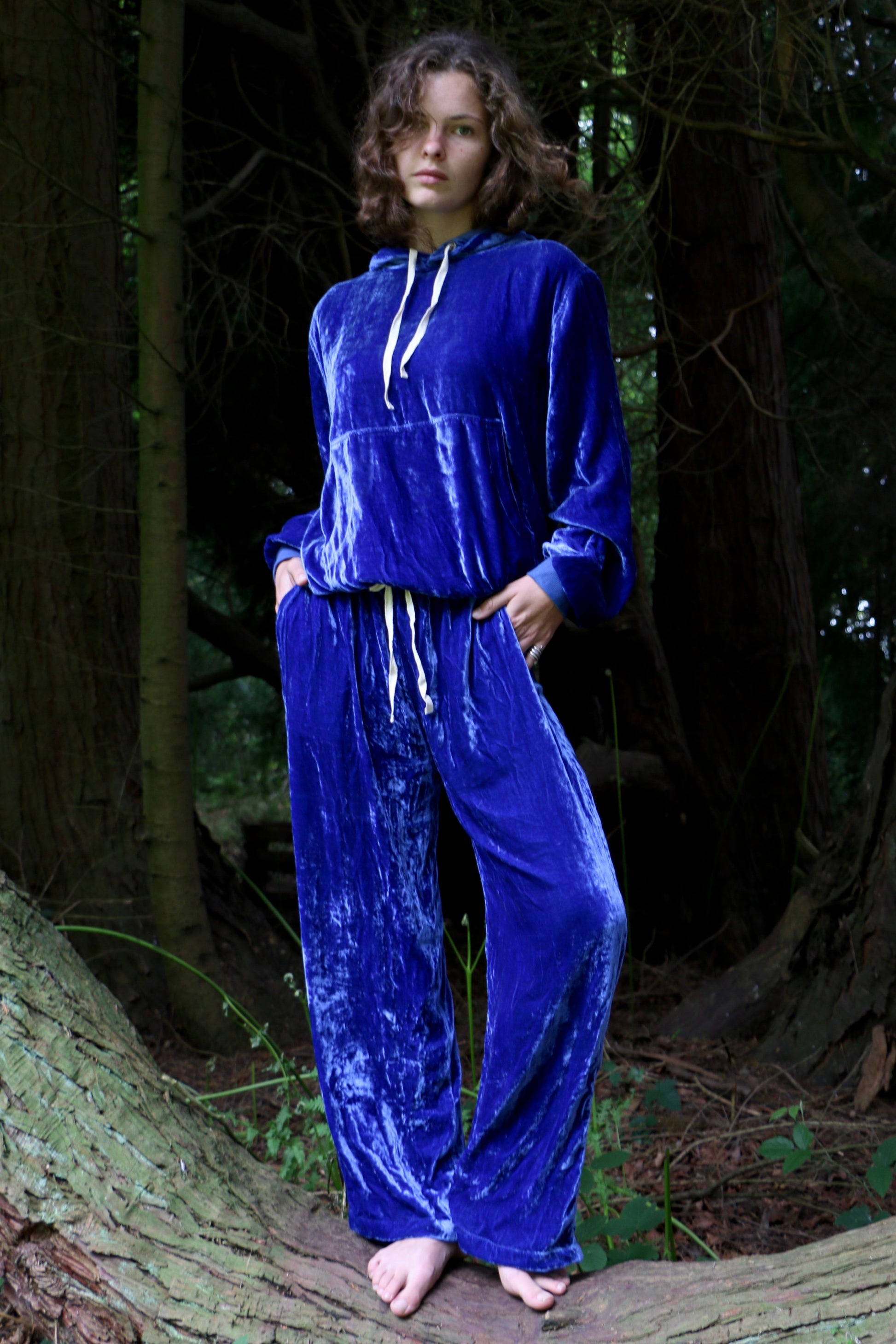 Hoodie Pyjamas in Blue