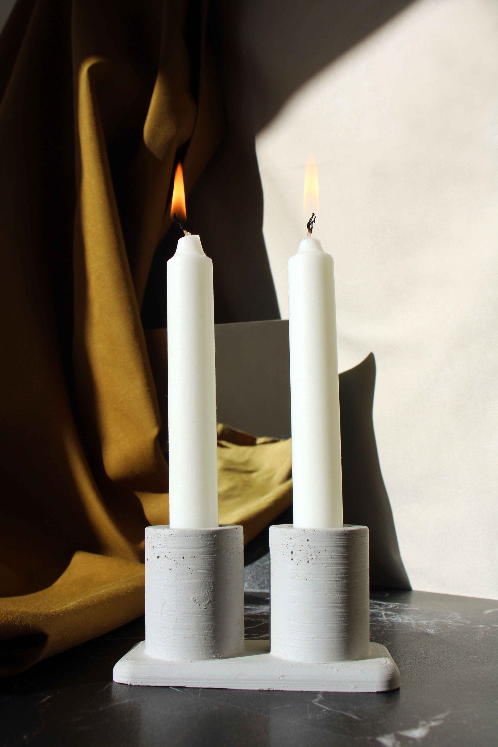 Handmade Concrete Candle Holder