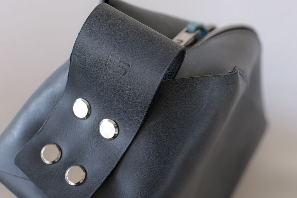 Luxury Leather Makeup Bag – Spacious & Durable Handmade Elegance by eleriinseim at www.brixbailey.com