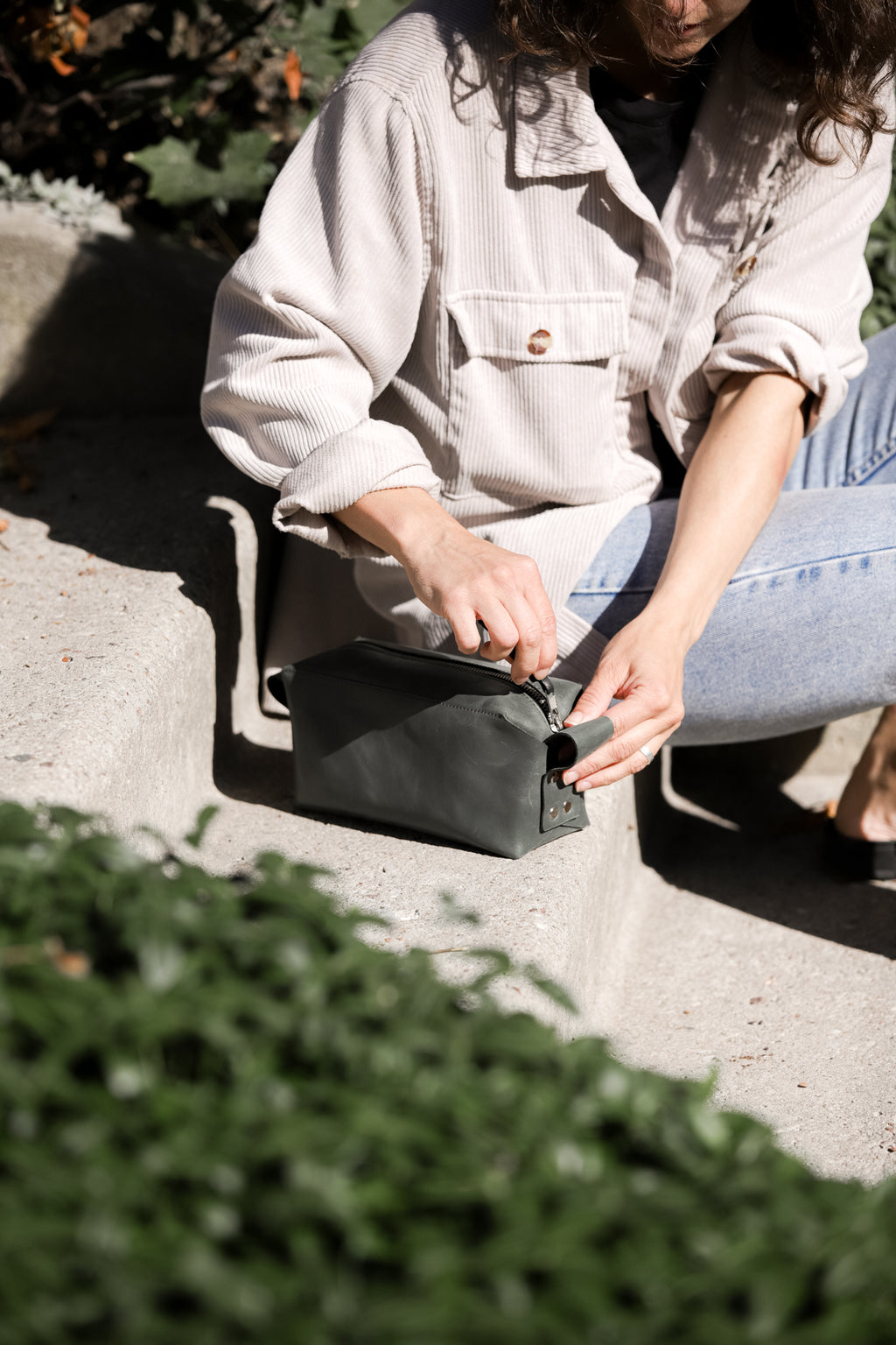 Luxurious Handmade Leather Makeup Bag – Durable & Spacious by eleriinseim at www.brixbailey.com