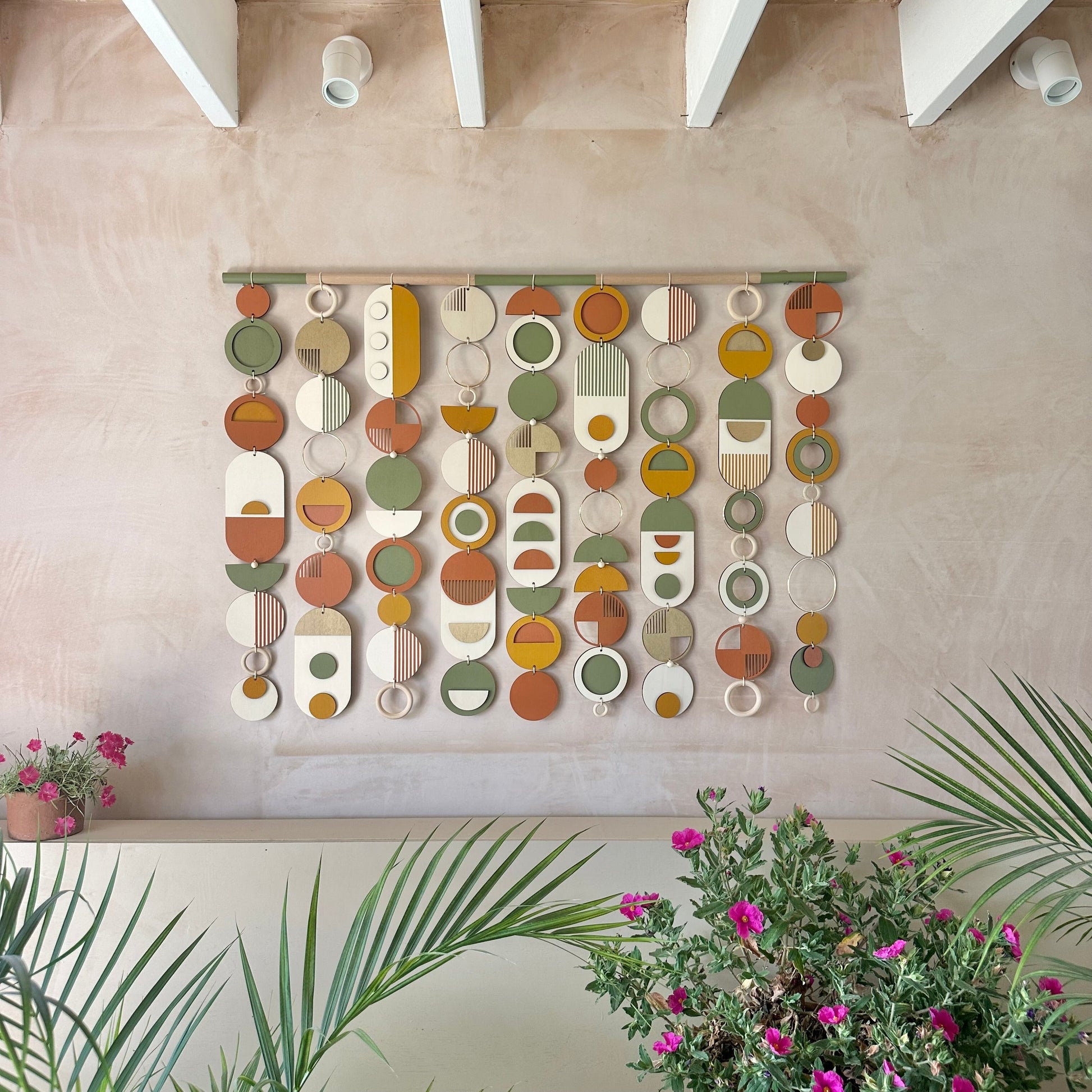 Oversized Geometric Wall Art Modern Home Decor