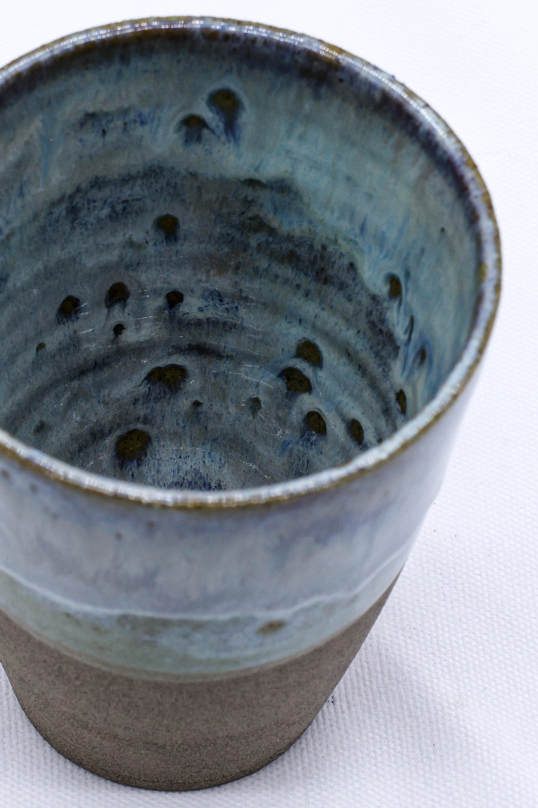 Smoked Grey Handmade Ceramic Tall Cup