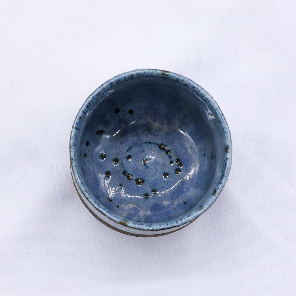 Handmade Ceramic Smoked Grey Stoneware Short Cup