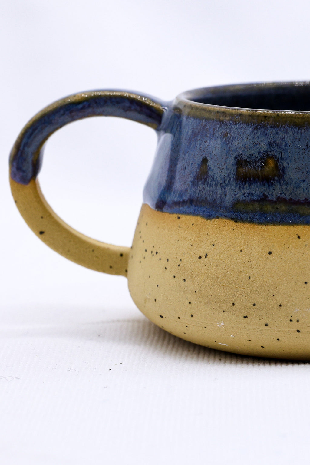 Handmade Stoneware Ceramic Mug in Blue Verde
