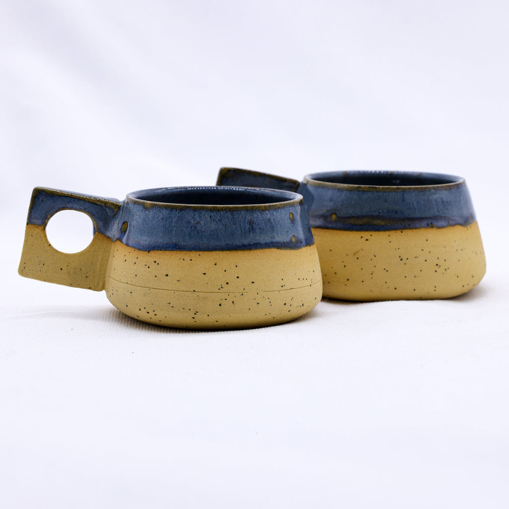 TerraBlu Formo Handmade Ceramic Coffee Mug in Purple