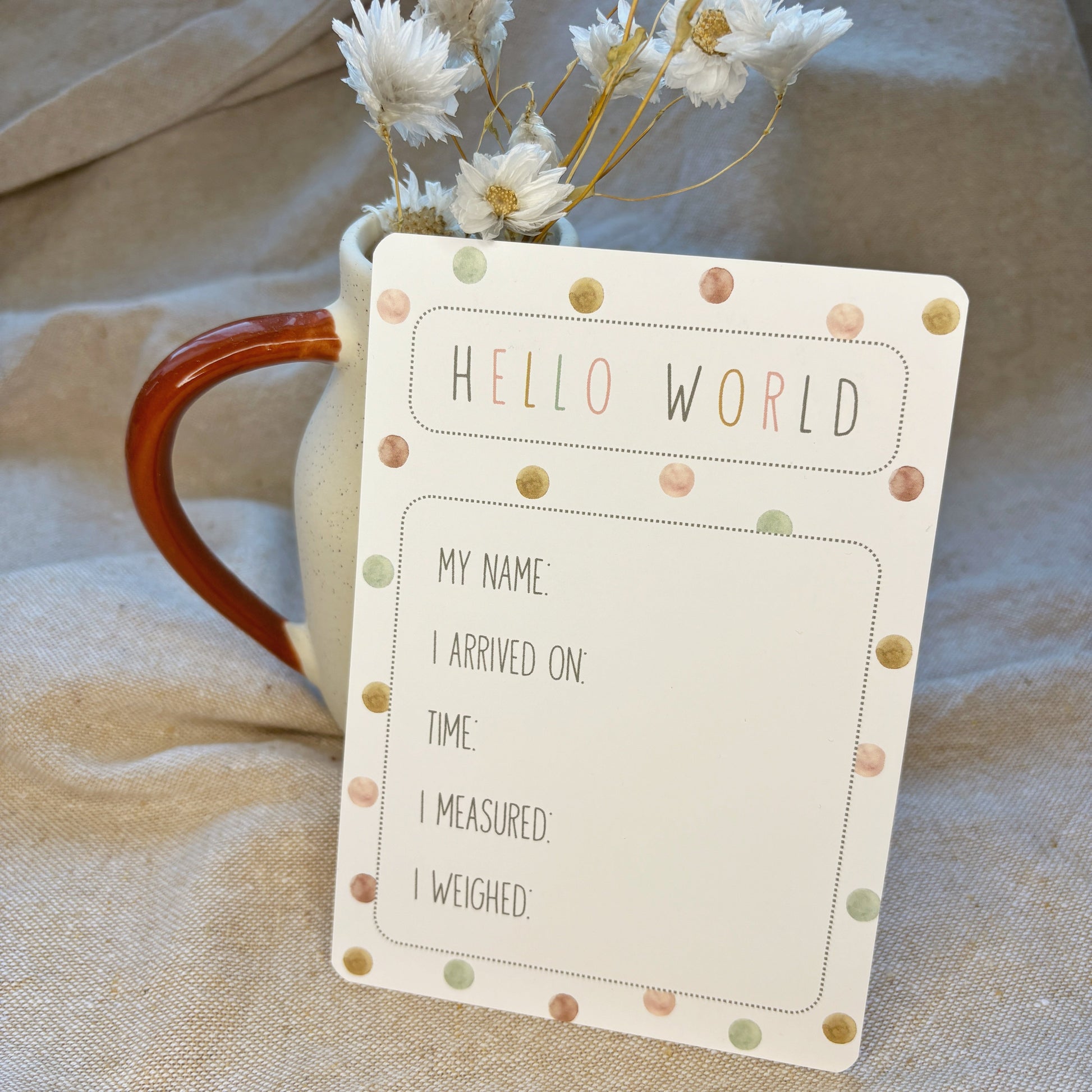 Baby Milestone Cards Set of 30