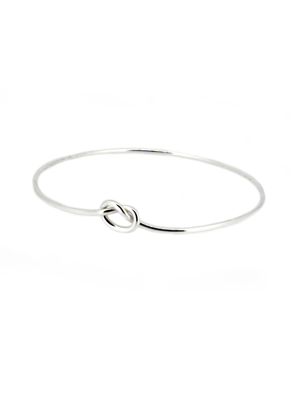 Sterling Silver Knot Bangle