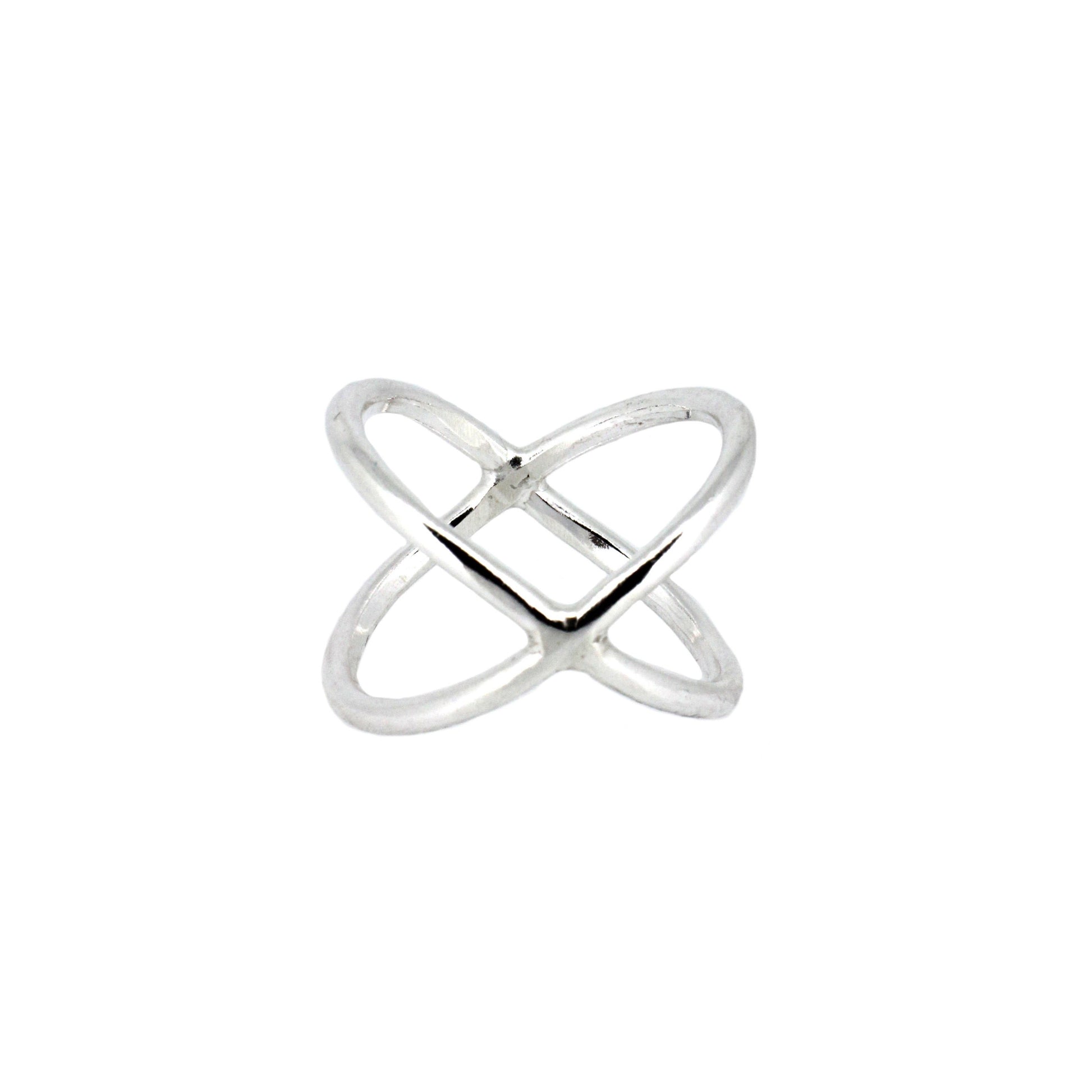 Sterling Silver Kiss Ring