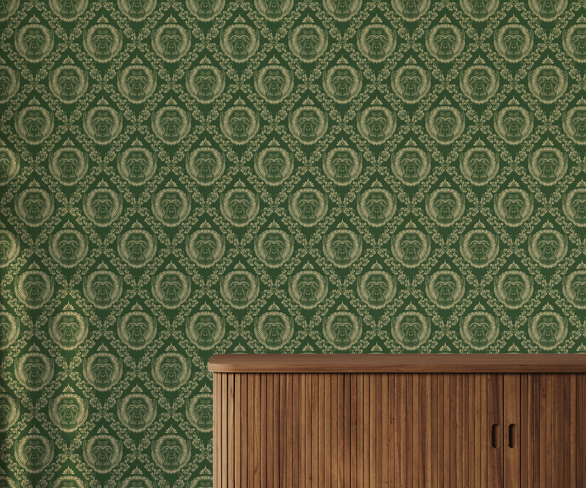 Baroque Monkey Wallpaper