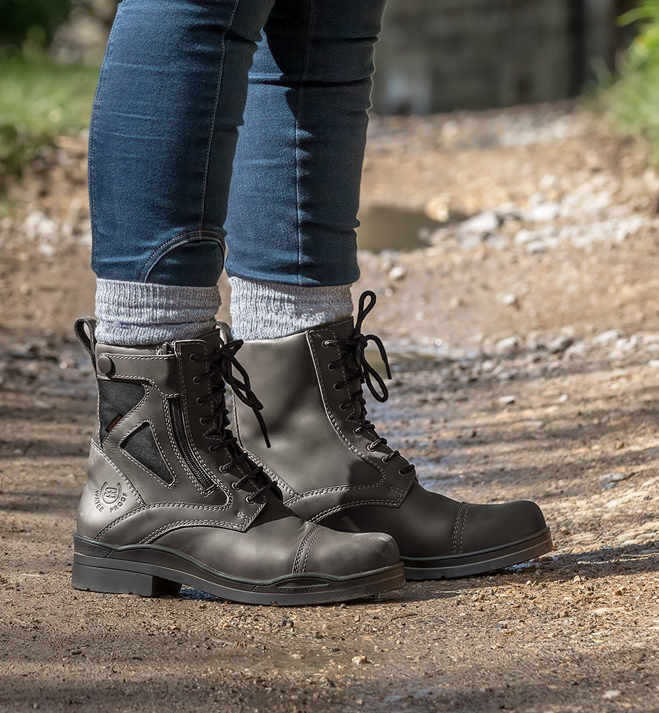Kentucky Storm Waterproof Ankle Boots Grey