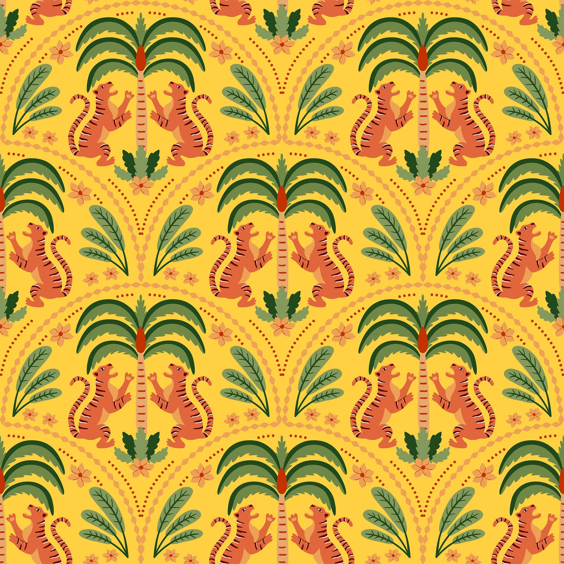 Graphic Tiger Wallpaper
