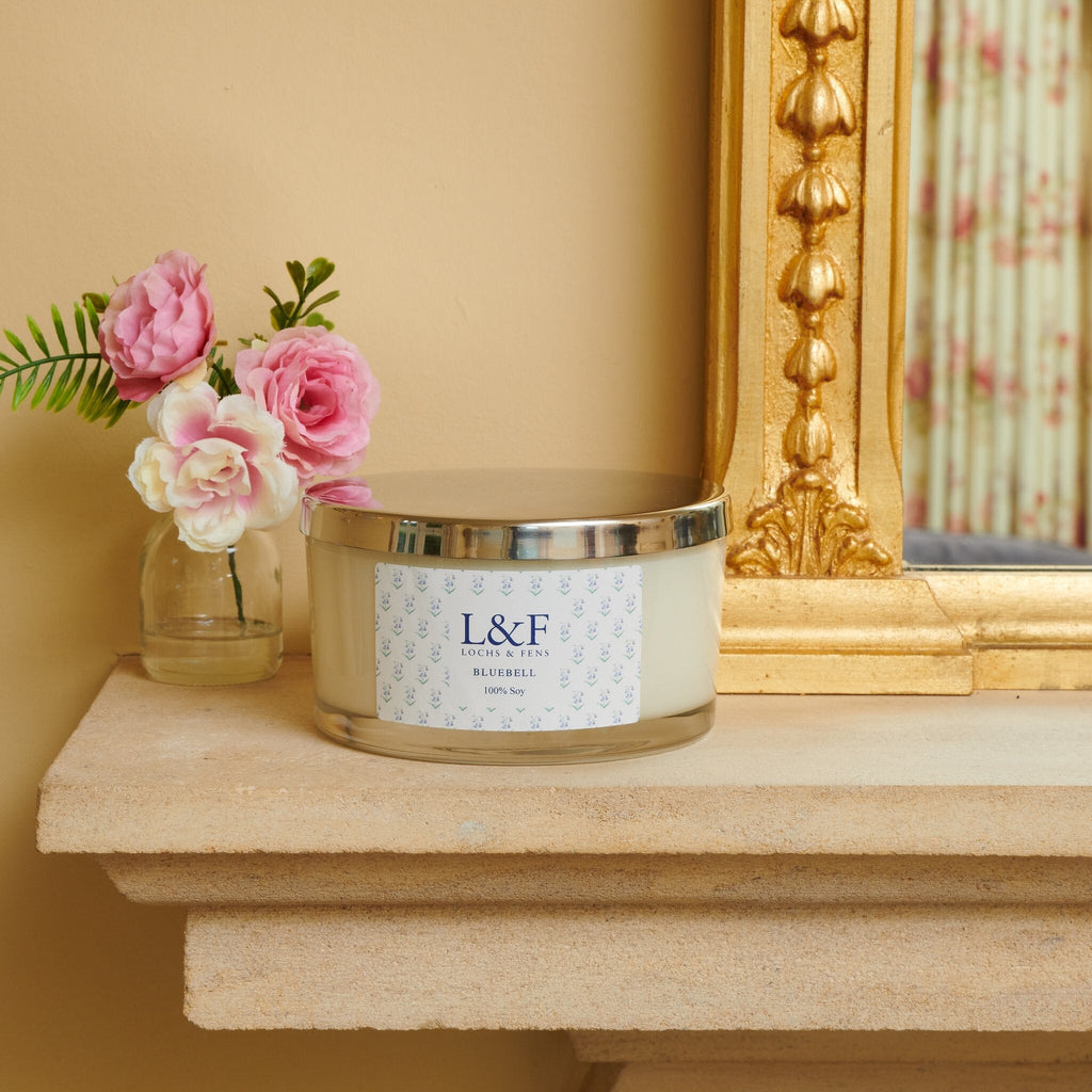 Double wick Soy Candle - Bluebell