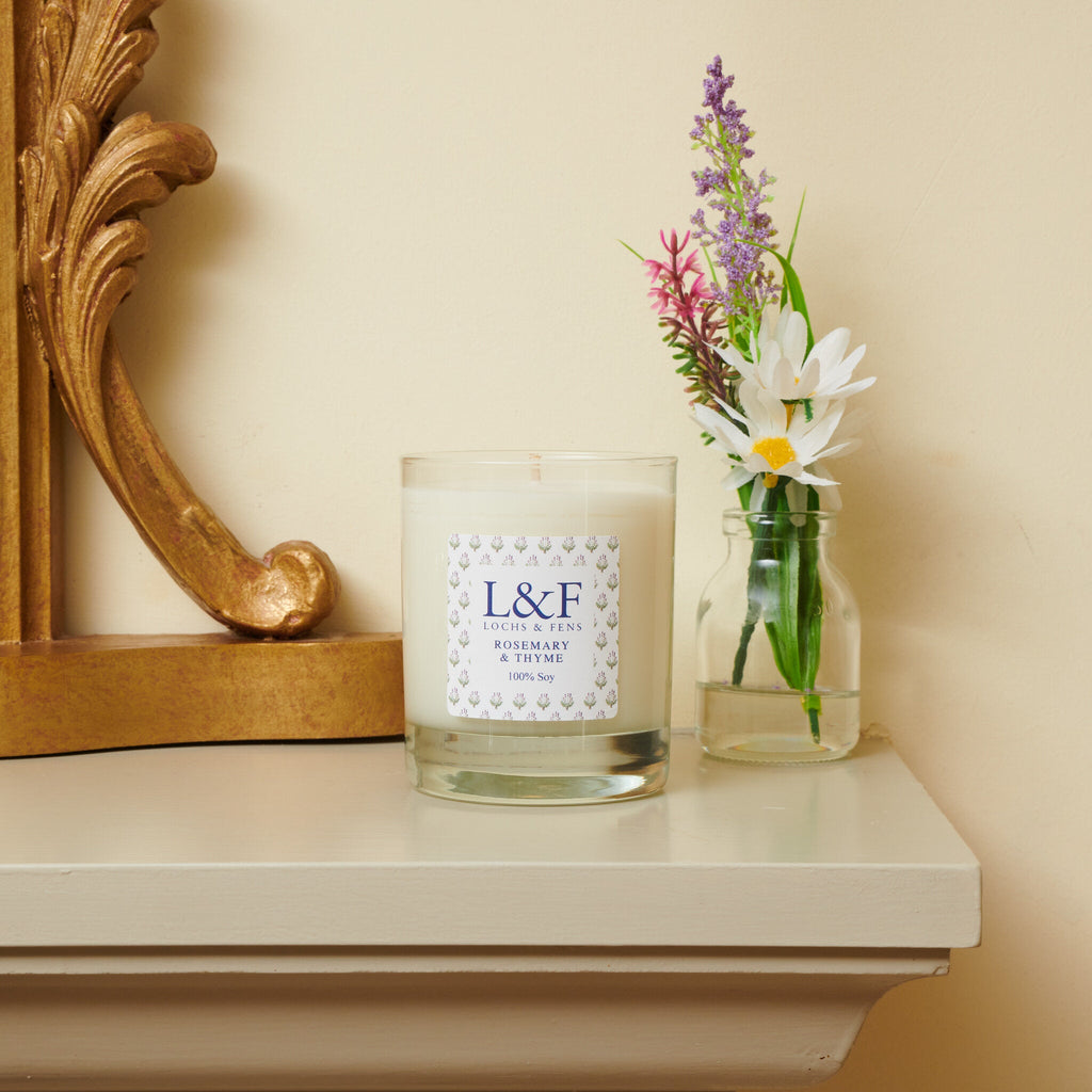 Single wick Soy Candles - Rosemary & Thyme