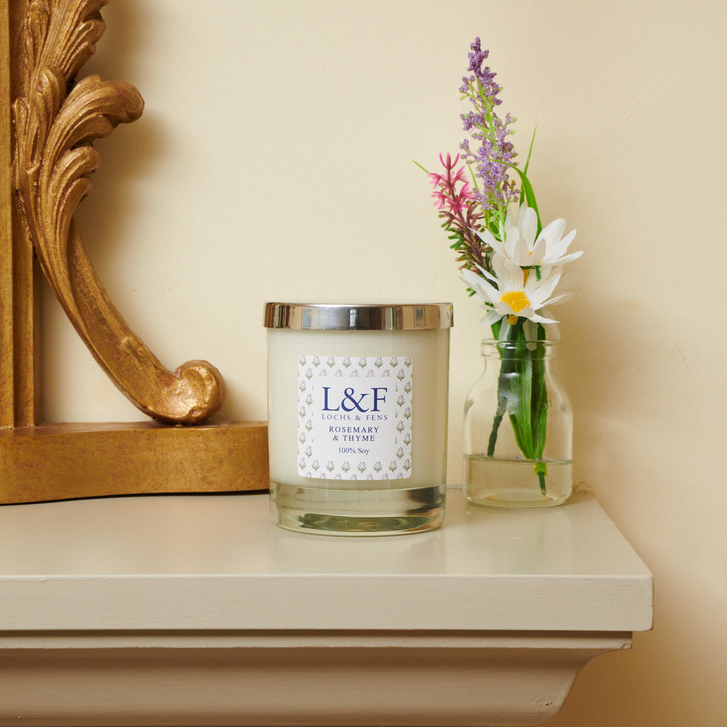 Single wick Soy Candles - Rosemary & Thyme