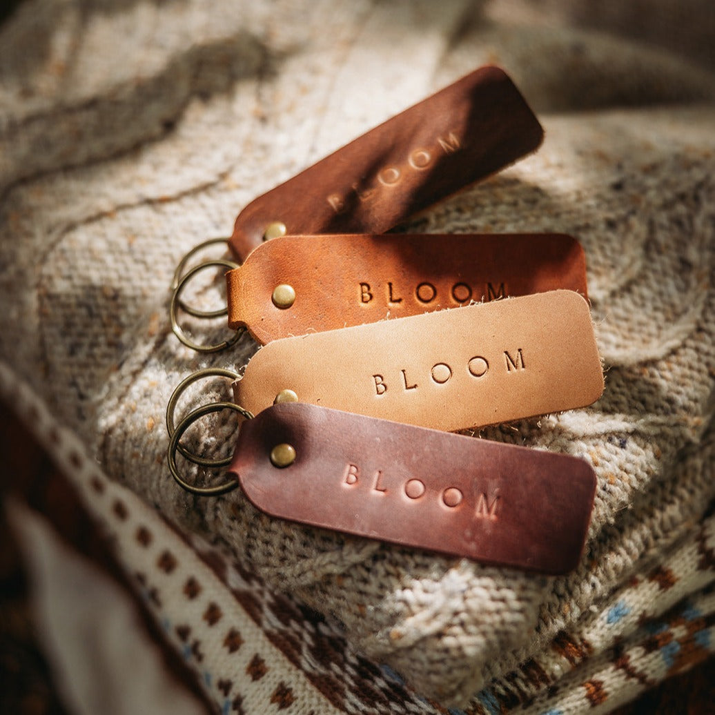Encouraging Keyring with Bespoke Engraving
