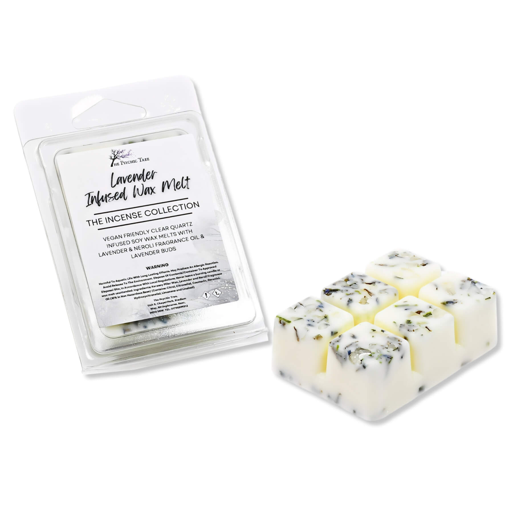 Lavender Crystal Infused Scented Wax Melts