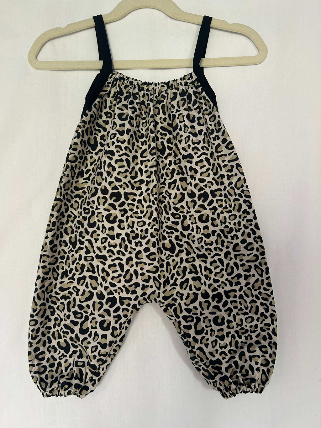 Leopard Print Cotton Romper for Kids