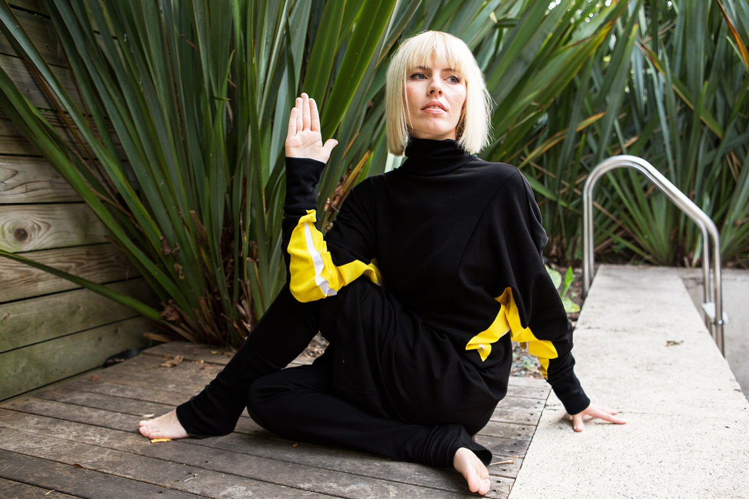 Golden Winged Cacique Lounge Dress