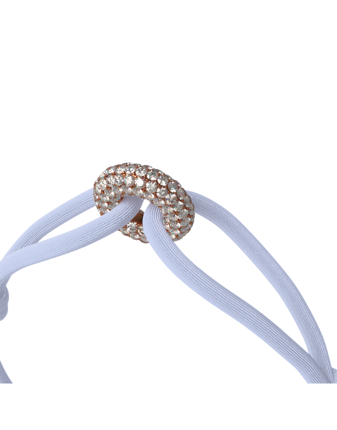 Rose Soho Pave Cord Bracelet