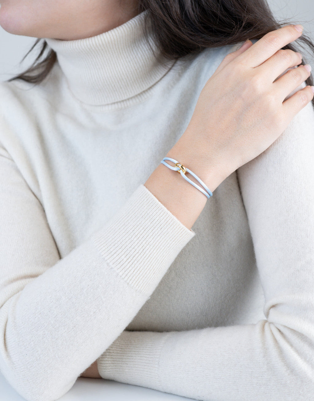 Golden Diamond Cord Bracelet